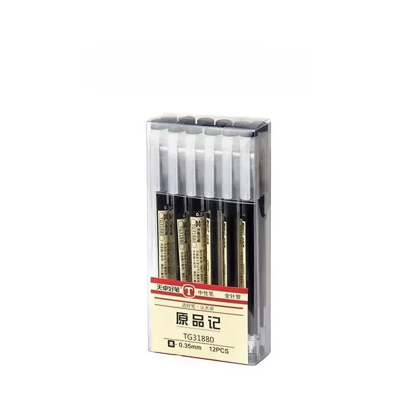 54-teiliges Set Japanische Feinschreibstifte 0,35mm Schwarz Blau Rot Tinte Gelstift Kugelschreiber Schule Büro Schüler Schreibwaren