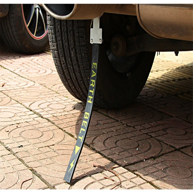 Einstellbare Auto Anti Statische Streifen Erdung Gürtel Boden Draht Strap Fahrzeug Sicher Fahren Werkzeug Auspuffrohr Auto Reflektierende Streifen