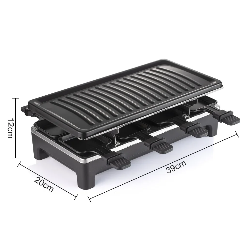 Household Multi-Functional Pull Out BBQ Grill Griddle Plate Portable Barbecue Cooking Rack For Outdoor Indoor Cooking