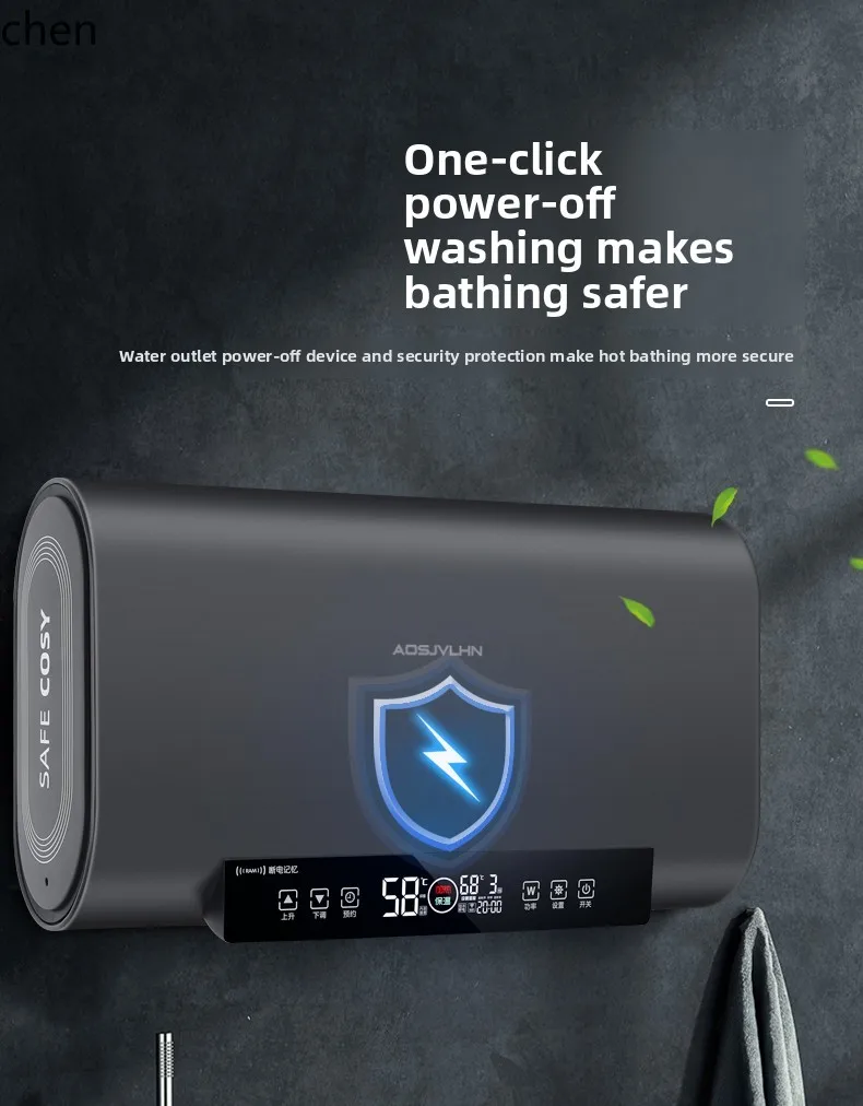 LXC Warmwasserbereiter, erstklassiger, energieeffizienter, thermostatischer elektrischer Warmwasserbereiter für den Haushalt, Badezimmervermietung