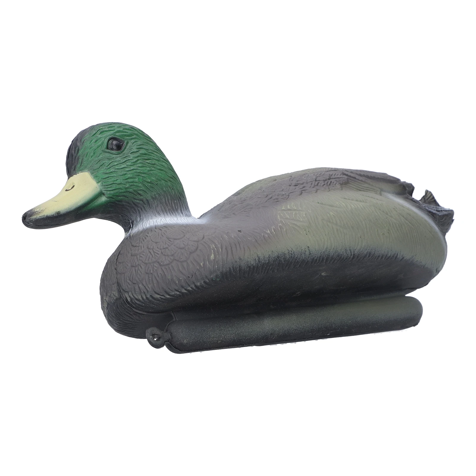 Pato de plástico flotante de simulación para exteriores, decoración de jardín, 34,5x13cm