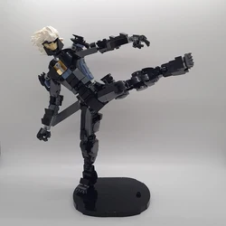 Metal Gear Raiden Action Figure Building Block Model Kit MOC Cyborg Ninja Mehca Robot Warrior Bricks Toy Kid Birthdays Gift