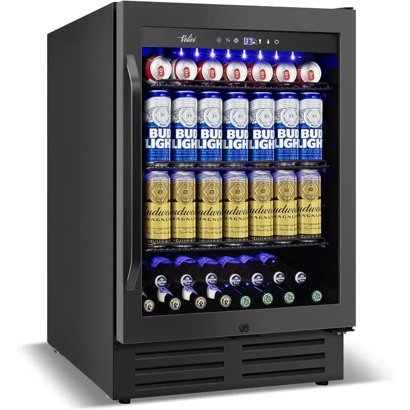 24 Inch Beverage Refrigerator Under Counter, 24