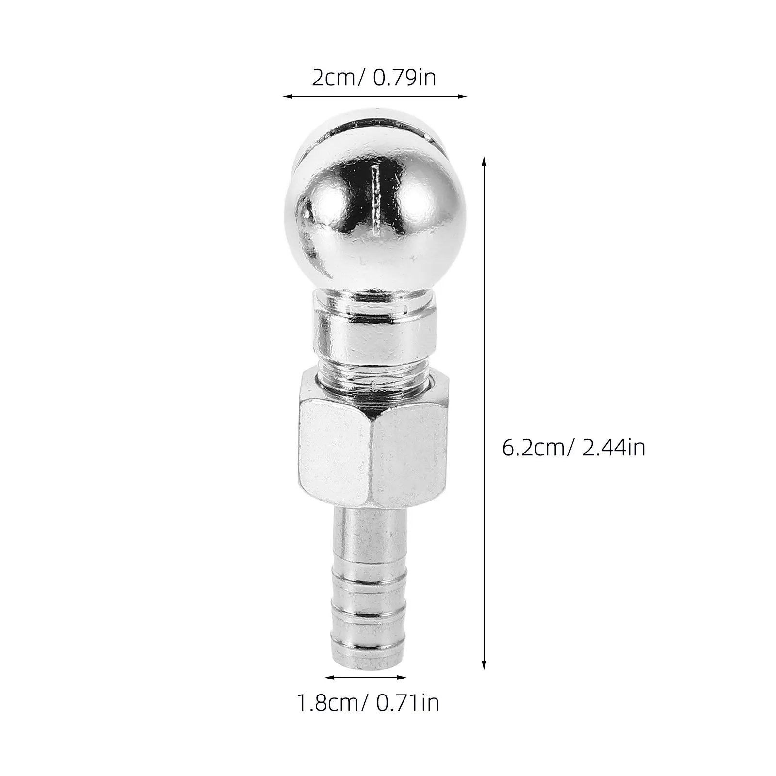 2Pcs Tire Valve Adapter Zinc Alloy Ball Foot Quick Connect Air Compressor Inflator Nozzle for Car Truck Efficient
