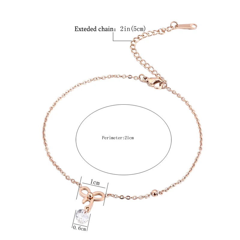 روابط الفراشة مع حجر الراين للنساء ، سلاسل الكاحل ، الراقية ، نمط فاخر خفيف ، بسيط ، شاطئ صيفي ، إكسسوارات القدم ، ساخن