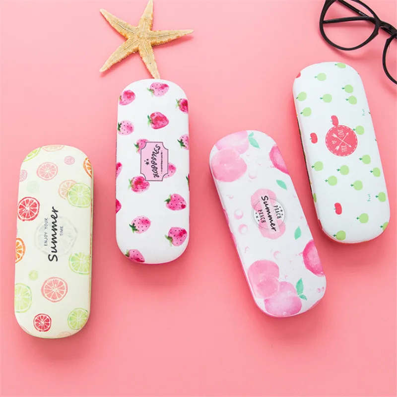 

Hot Cartoon Fruit Glasses Case Student Glasses Case Pressure Resistant Sunglasses Storage Case