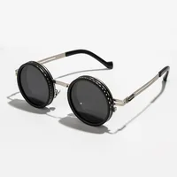 Polarized Round Sunglasses ND9 Adjustable Dimming Sun Glasses Men Women Retro Punk Men's Fishing Eyeglasses Outdoor Shades UV400 - Image 6