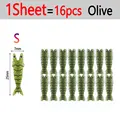1 Sheet Olive S