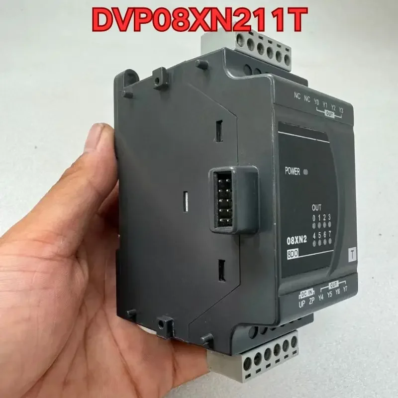Second-hand PLC module DVP08XN211T function test is normal