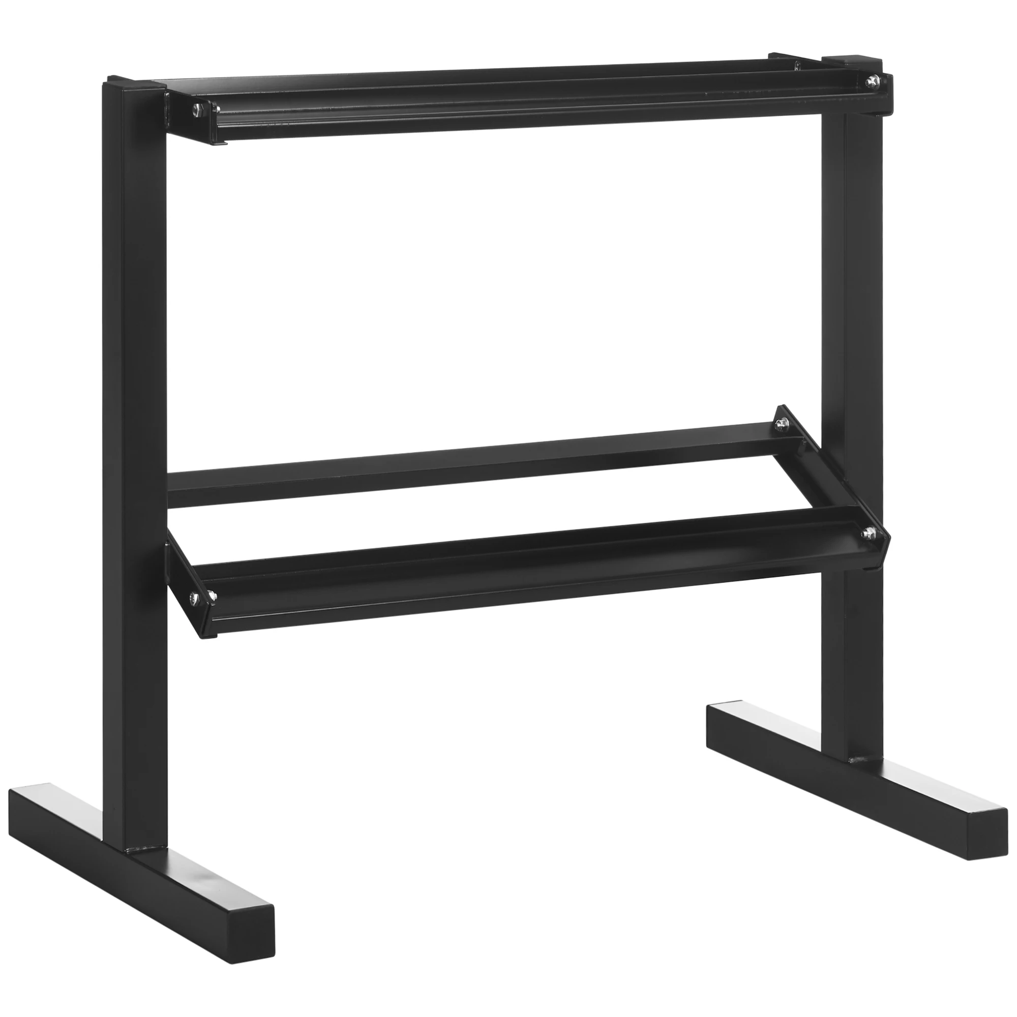 Sportnow 2 Level Dumbbell Rack Stalen Halter Opslaghouder Voor Home Gym Vracht