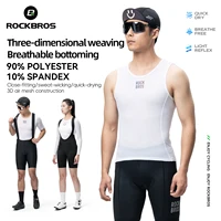 ROCKBROS Chaleco de ciclismo para hombres liviano transpirable altura alta ciclismo camiseta camiseta hombres ejercicio chaleco deportivo ropa ciclista