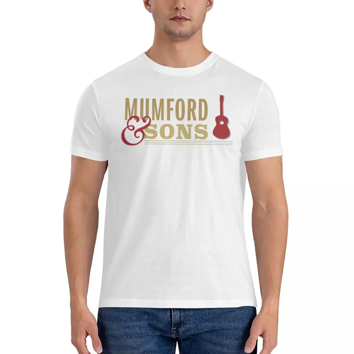 Men's Music Band T Shirt Mumford And Sons Pure Cotton Clothing Vintage Short Sleeve O Neck Tee Shirt Classic T-Shirts style tops