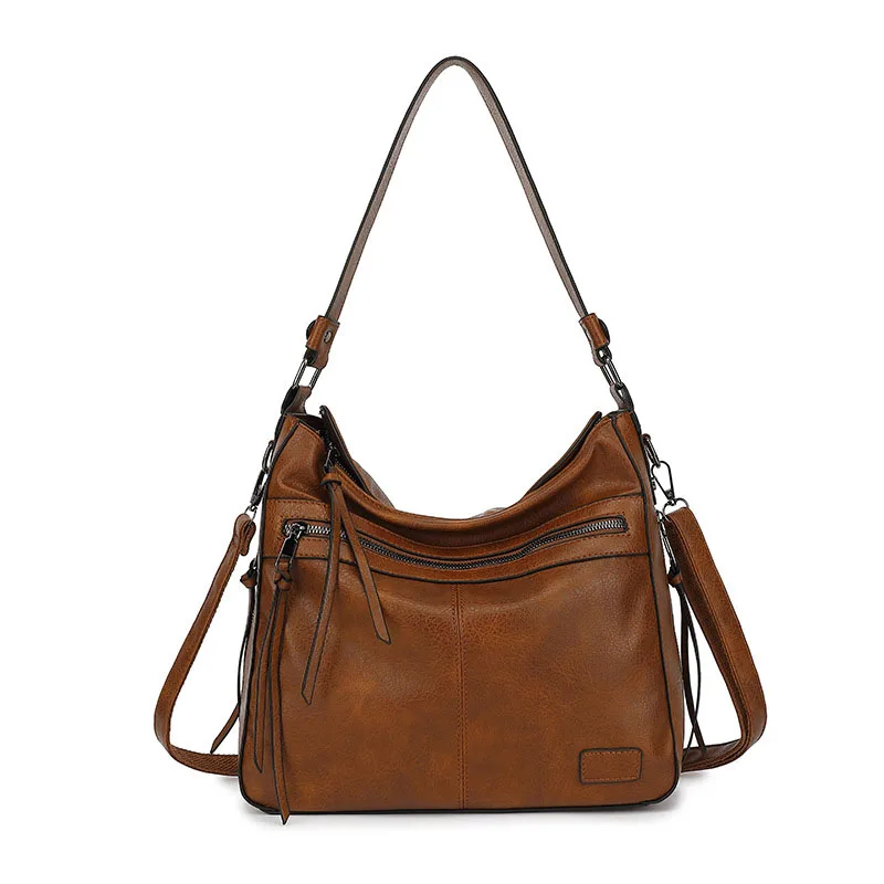 High Quality PU Leather Purse Fashion Women Shoulder Messenger Bags Multi-pocket Wear-resistant Bag Luxury Ladies Handbag Sac