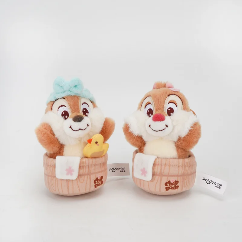 Ciondolo originale Disney Chichititi Doll Portachiavi in peluche Kawaii Ciondolo zaino Miglior regalo di compleanno Regalo di Natale per gli amici