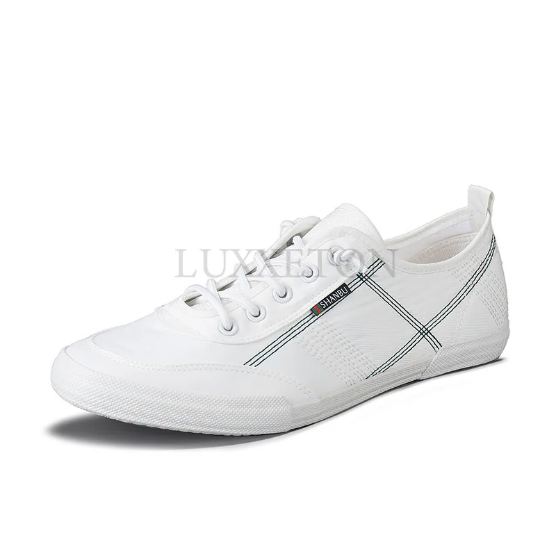 Summer New Mens Shoes Fashion Shoes A Pair of Canvas Shoes Korean Version of The Trend of Casual Shoes Breathable Board Shoes