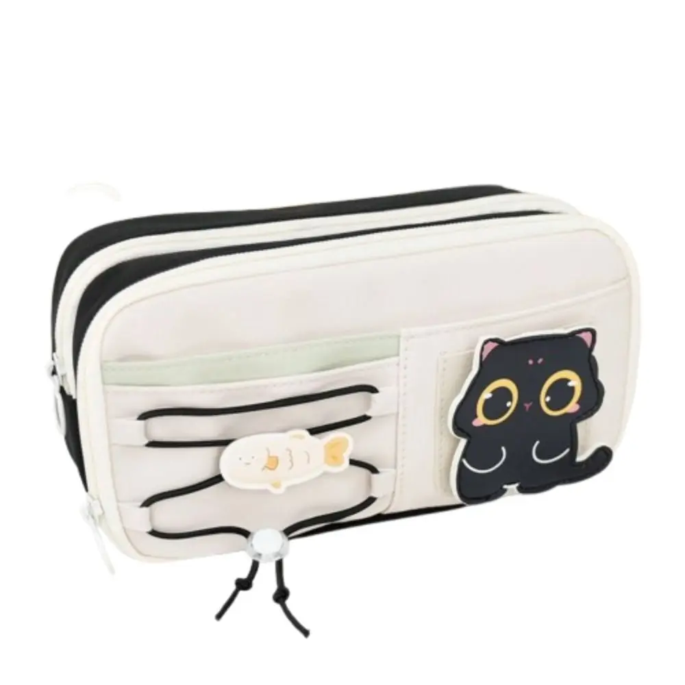 Astuccio per matite per ragazze carine a 9 strati Astucci scolastici Kawaii per animali estetici Astuccio portatile di grande capacità Scatola per organizer di cancelleria