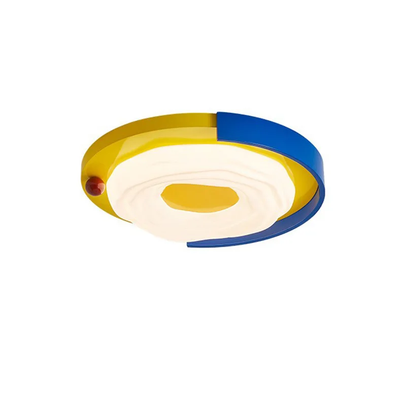 ممفيس شخصية الدوبامين اللون استدارة أضواء السقف الحد الأدنى الفن غرفة نوم الأطفال دراسة حماية العين LED مصباح