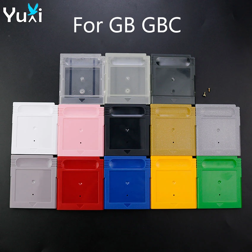 Sostituzione del guscio della scheda di gioco in plastica YuXi per Gameboy GB DMG GBC Card Cartridge Box Case Cover