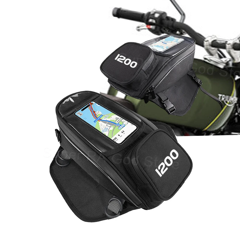 For Scrambler 1200XC 1200XE 1200 Motorcycle fuel tank navigation pack is waterproof