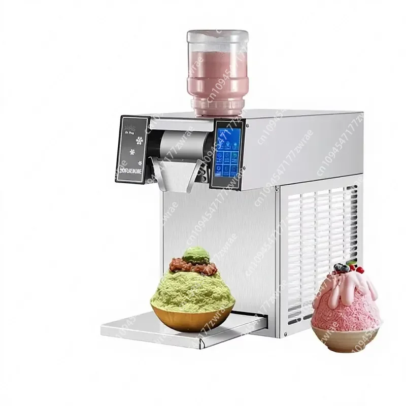 Commercial Snowflake Ice Making Machine 220V Soft-Serve Shaved Ice Maker for Milk Tea Shops & Startup Stalls