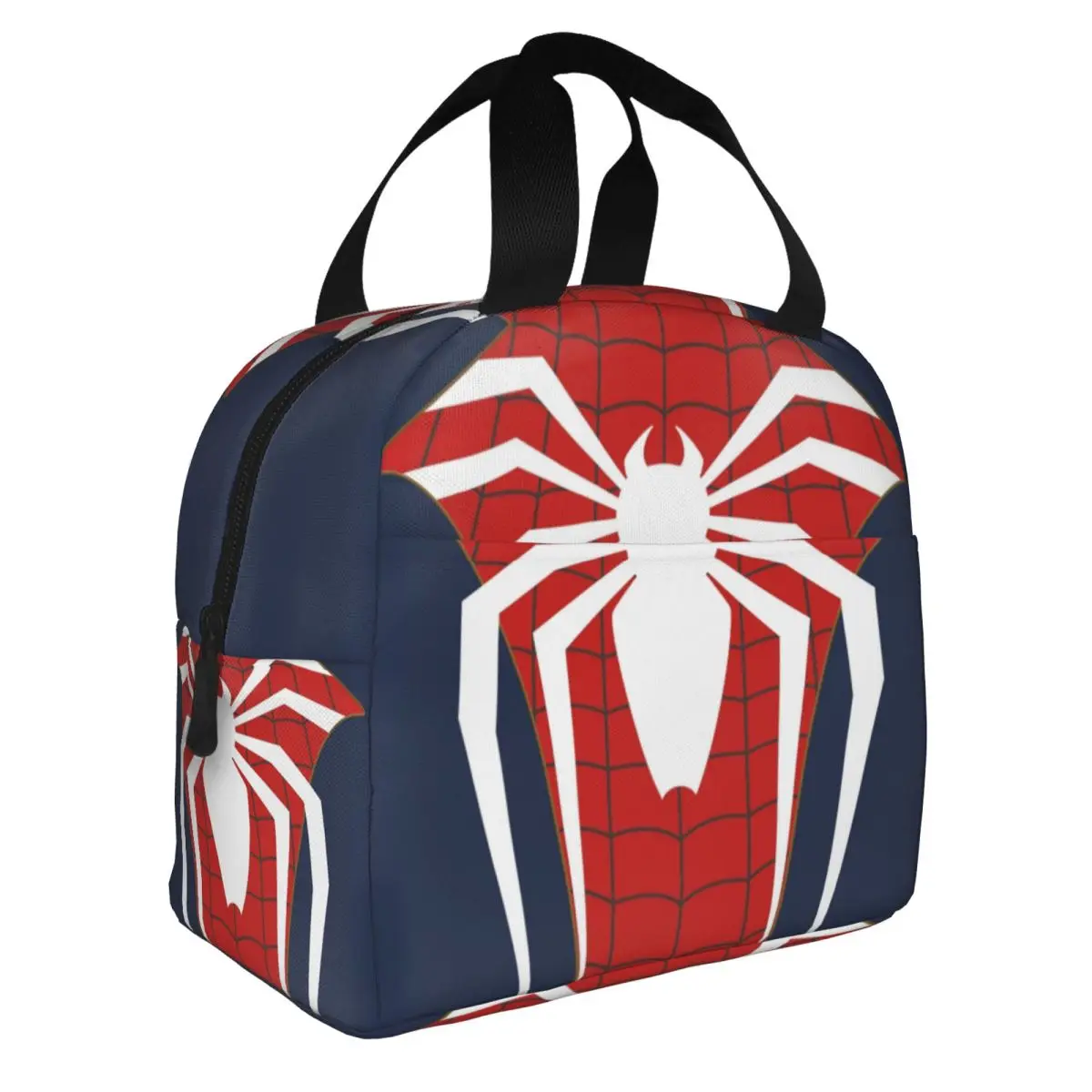 Spider-man Anime Insulated Lunch Bags Thermal Bag Reusable Spiderman Leakproof Tote Lunch Box Food Handbags School Picnic