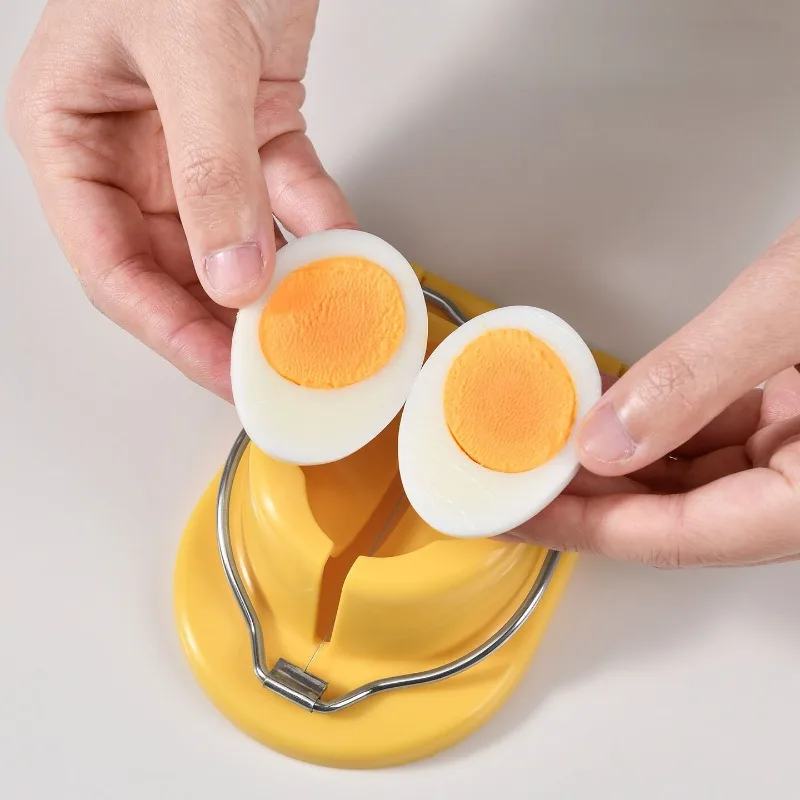 Egg Slicer Multifunctional Household Stainless Steel For Egg Preserved Egg Century Egg Cutting Into Two Pieces