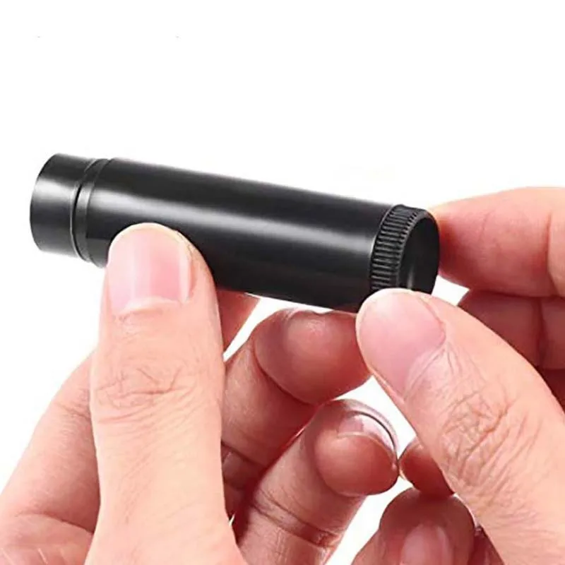30 stuks lege lippenstiftbuizen, herbruikbare plastic containers navulbaar met dop voor doe-het-zelf lippenbalsem (zwart, 5 g)