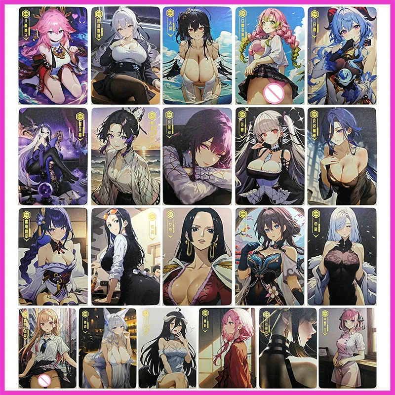 

Anime Goddess Story Rare CR A6 Collectible Card Bronya Taiho Mitsuri Kafka Clorinde Robin Hancock Toys for boys Birthday Present