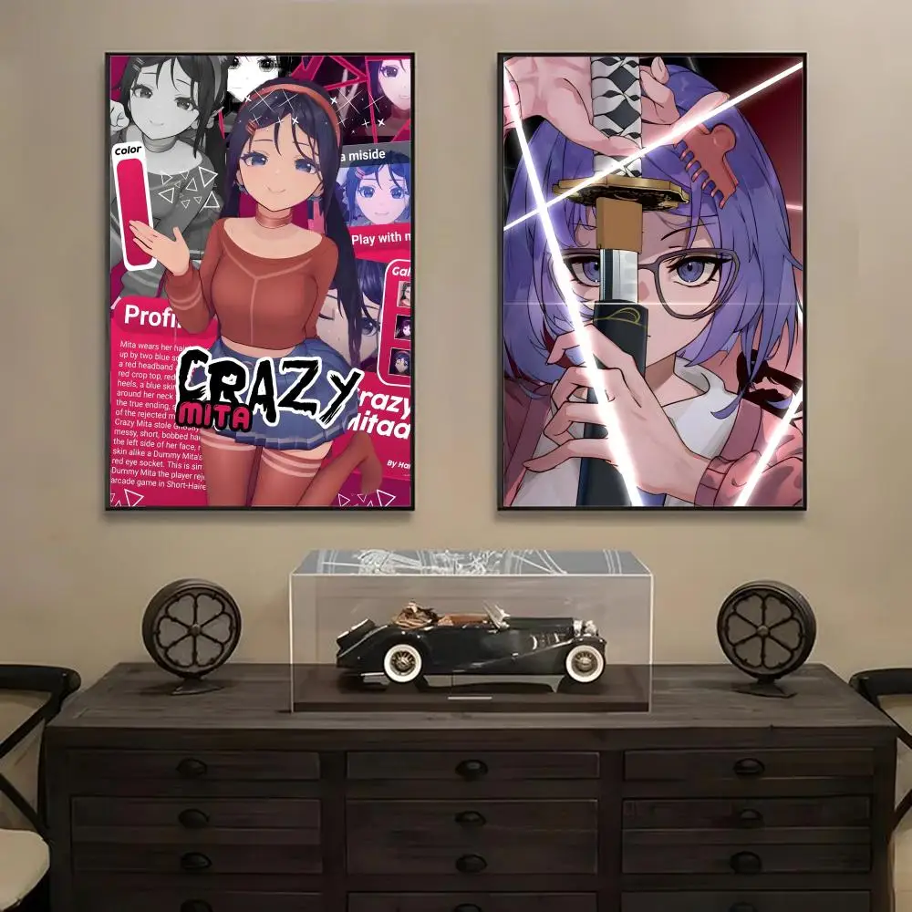 ملصق HD أنيمي موضوع ساخن المغني/OST/فيلم مقاوم للماء الذاتي عصا ديكور المنزل لعبة فيديو M-MiSide ميتا أنيمي #3