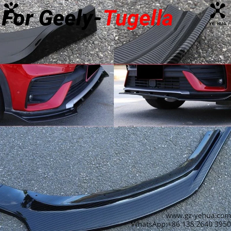 For Geely Tugella Xingyue FY11 2020-2023 Car Front Lip Decoration Automobile Accessories Exterior Parts