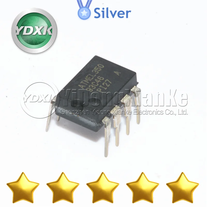 AT93C46 DIP8 Electronic Components AT25010A-10PU-2.7 AT25128A-10PU-2.7 AT93C46-PI27 AT93C46-PU27 AT93C56-10PI-27 ATTINY15L-1PC