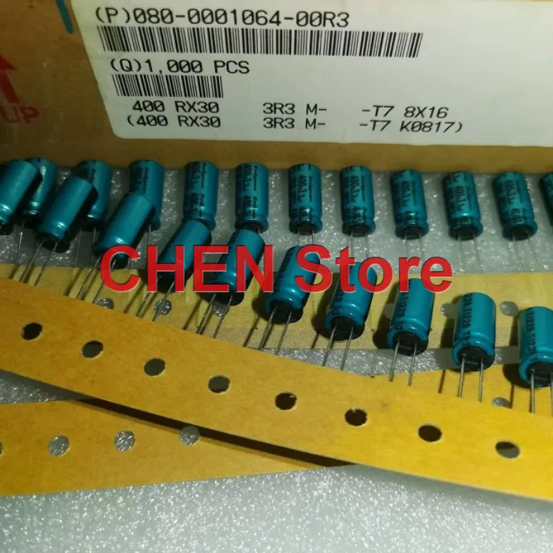 

10PCS/50PCS original Rubycon RX30 3.3UF 400V 8X16MM 130C electrolytic capacitor 400V3.3UF free shipping