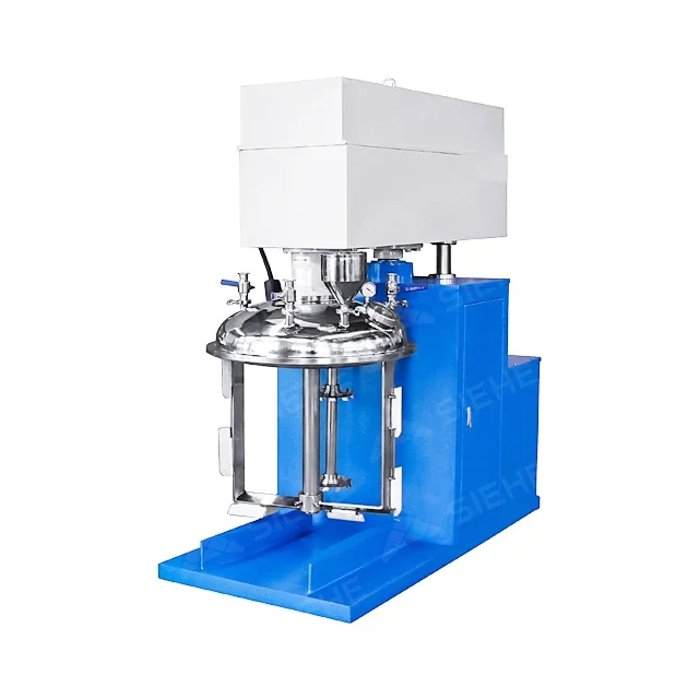 Toothpaste Making Machine Dual Shaft Dispersing High Shear Mixer Slurry Mixing High Viscosity Mixer