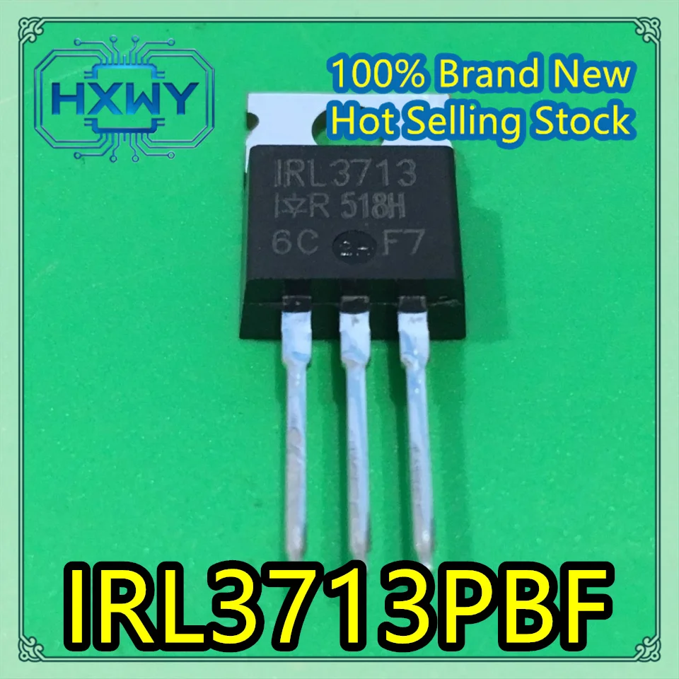 (5/50 pcs) IRL3713PBF  IRL3713  TO-220 package  Electronics  Best-sellers  In stock ready for immediate dispatch