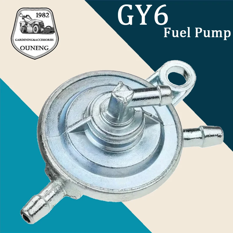 

GY6 Vacuum Motorcycle Fuel Pump For GY6 AG50 50cc 150cc ATV Scooter Motorbike 3 Port In-line Petcock Motorcycle Accessories