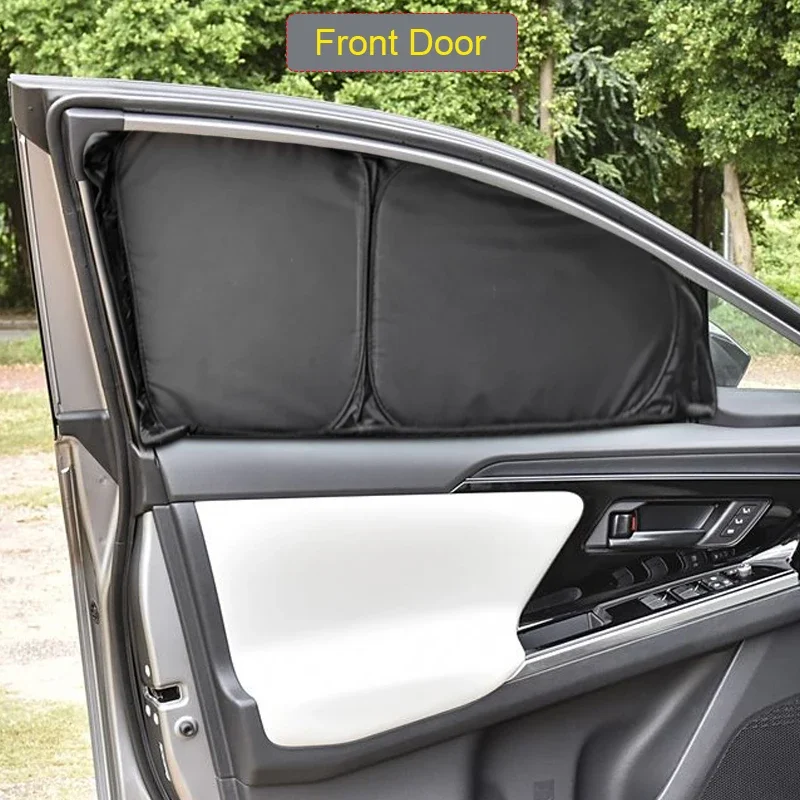 Car Dedicated Privacy Curtain Window Sunshade For Toyota BZ4X 2022-Present Auto Anti-UV Heat Insulation Protect Cover Accessory