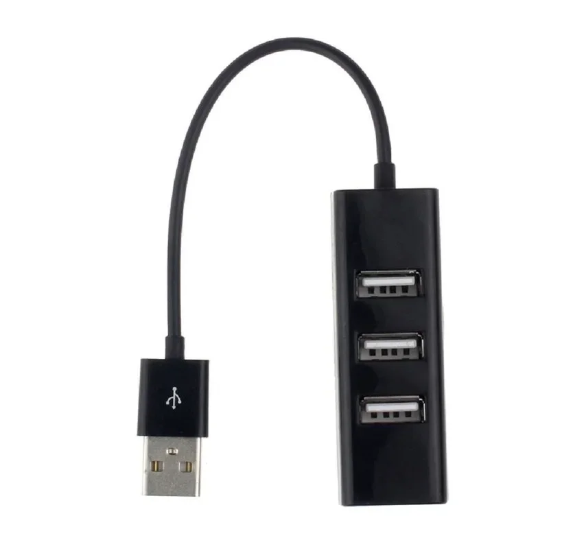 USB 2.0 High Speed 4-port Splitter Hub Adapter For PC Computers USB Plug And Play For Laptops And Tablets