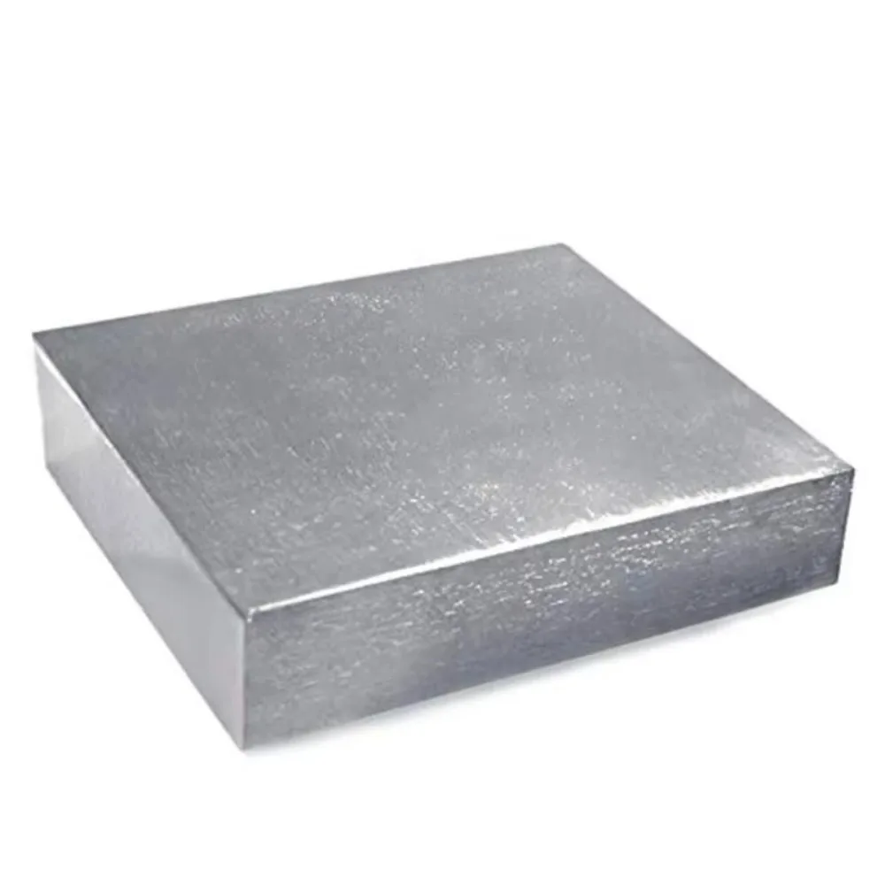High Hardness Flat Iron Anvil for Gold and Silver Processing, Square Pad Plate Jewelry Tool for Crafting and Repair