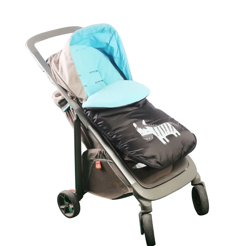 

Baby Stroller Footmuff Accessories Thick Fleece Prams Foot Cover for Carriage For Winter