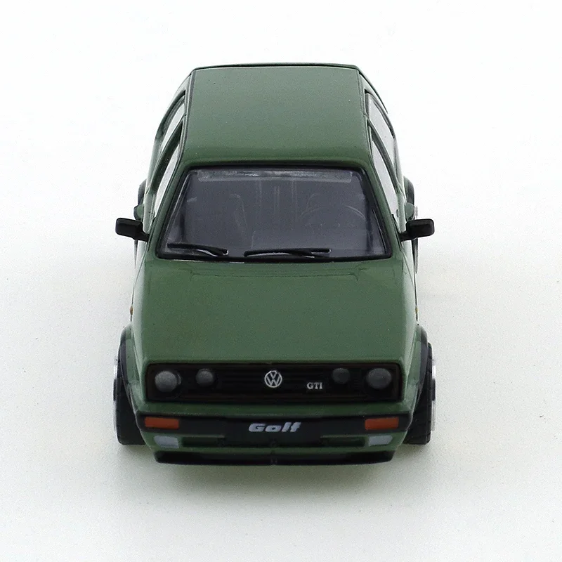 XCARTOYS-Modèle de voiture en alliage moulé sous pression POStore ACE, Golf GTI Mk2, vert, cadeau de Noël pour enfants, jouets pour garçons, 1/64