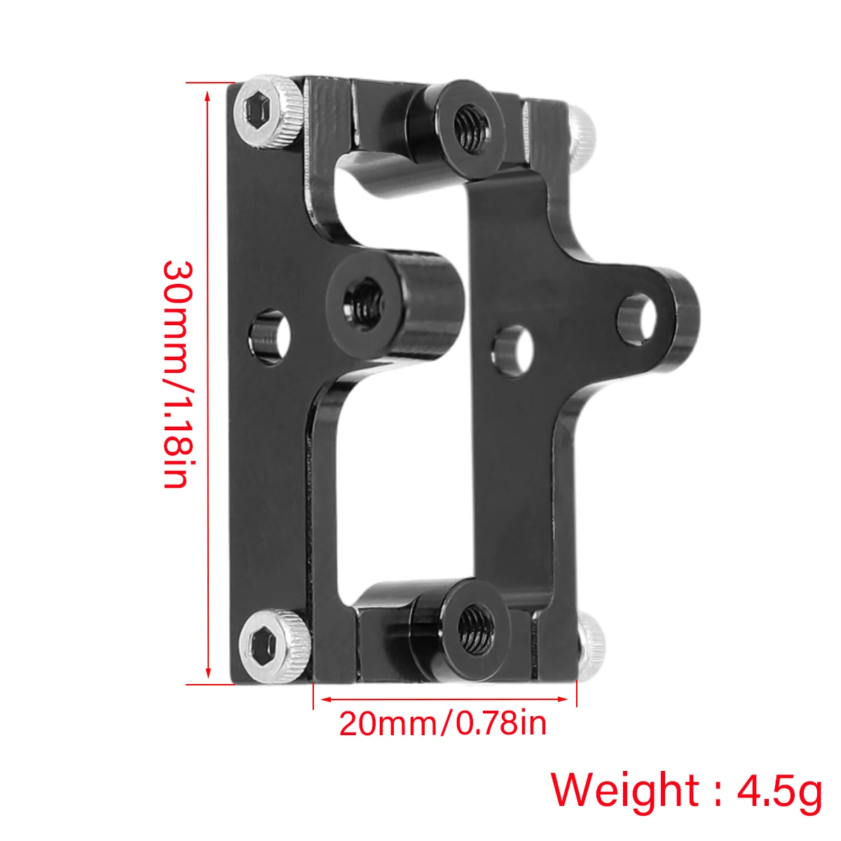 JJRC C8801 AX-8560 TRX4M Servo Mount staffa in alluminio parti metalliche per Traxxas TRX-4M Bronco Defender 1/18 RC aggiornamenti per auto