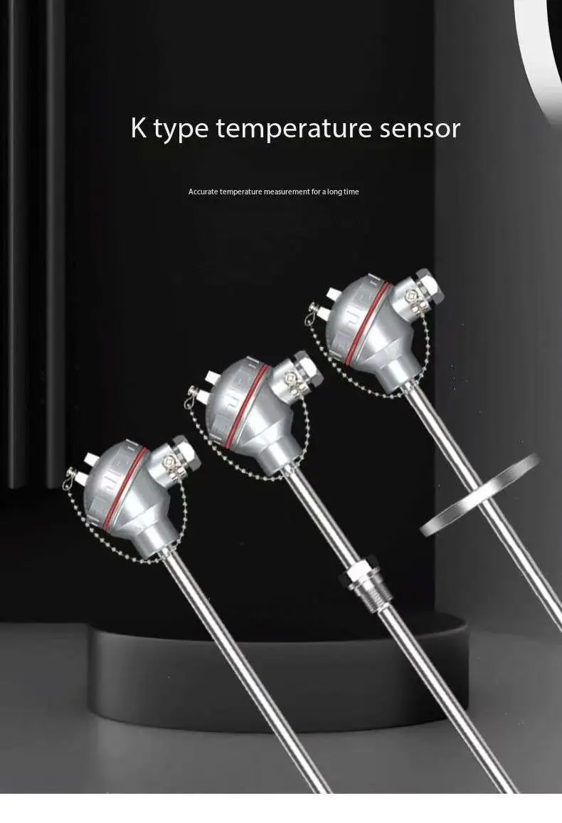 

007 High Temperature K-Type Thermocouple Temperature Sensor Platinum Resistance Probe Transmitter
