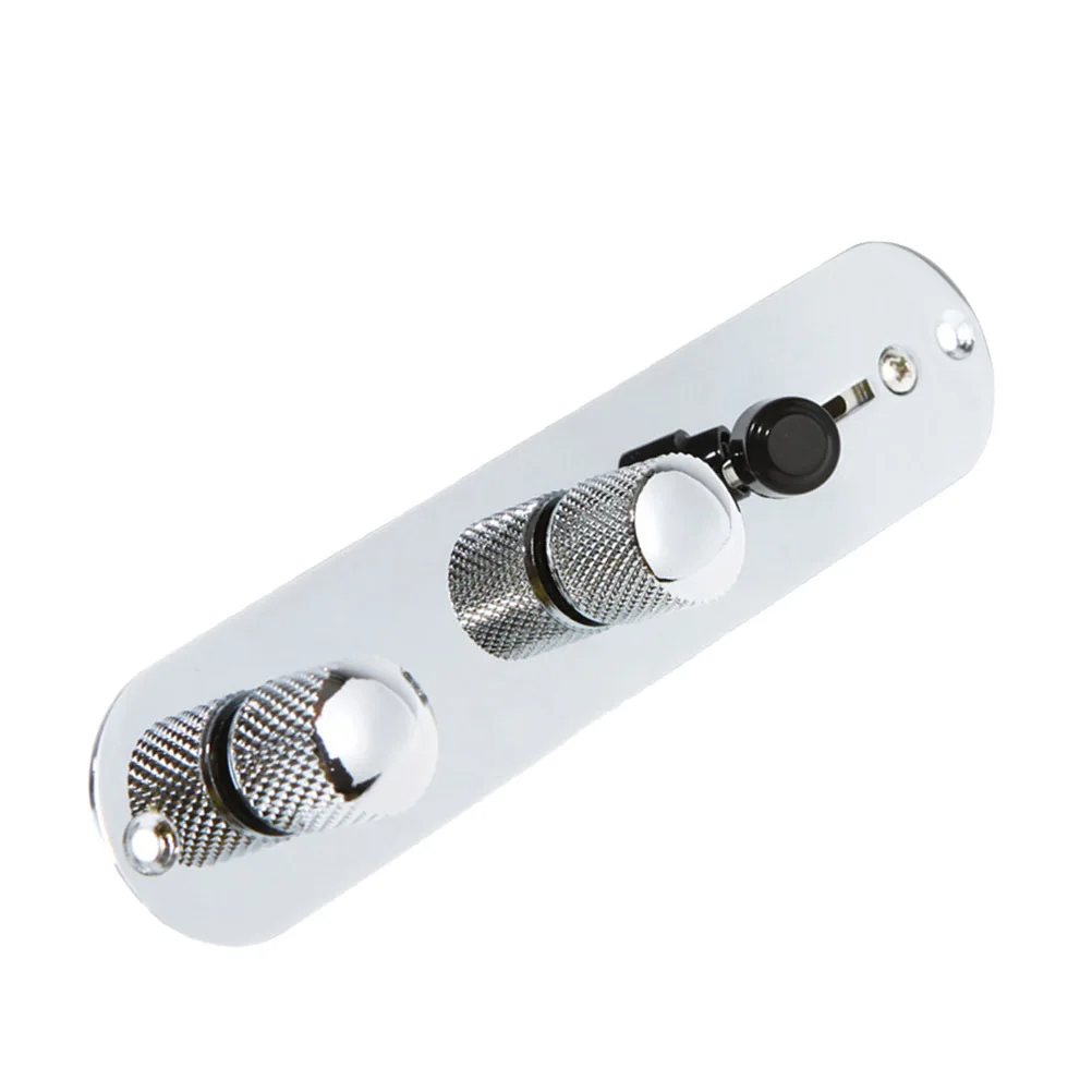 

Tl Silver Electric Guitar Circuit Board Durable Metal Control Plate Three-Gear Replacement Easy Install Portable