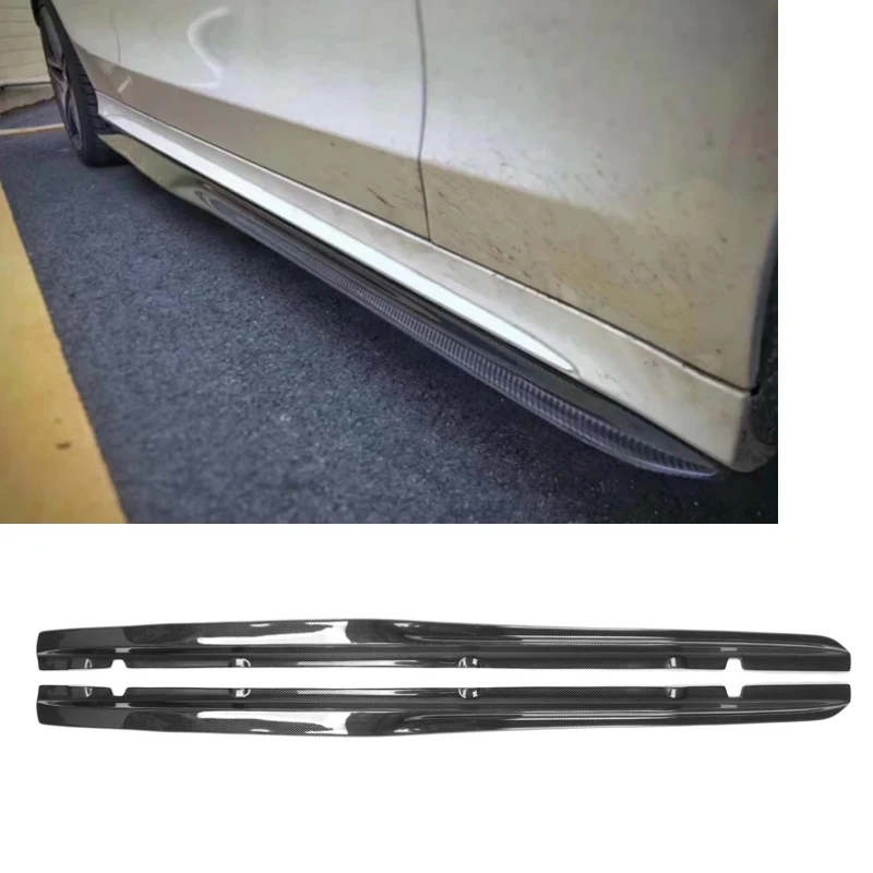 

STLFHigh QualityReal Carbon Fiber PSM Style Side Skirts for Mercedes Benz C Class W205 Sports 4-Door 2015-2018 W205 Side Skirts