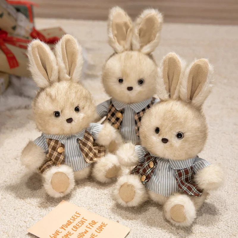 

27cm Kawaii Bunny Plush Toy Cute Rabbit Stuffed Animal Doll Soft Kids Birthday Xmas Gifts Kawaii Room Decor