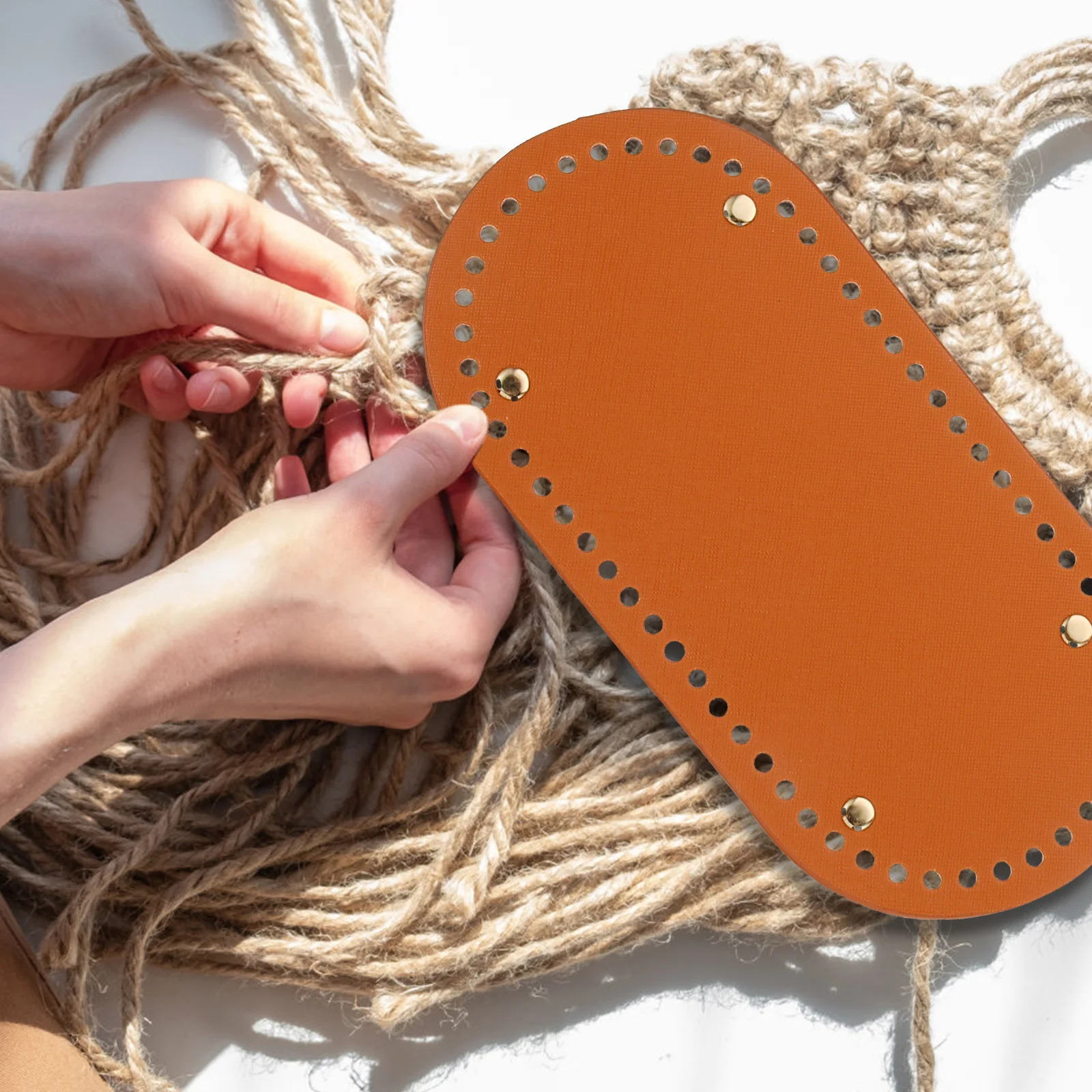 

1 set 1 Set Diy Rattan Weaving Bucket Bag Material Lightweight Shoulder Cross-Body Bag Making Kit Craft Supply For Diy Bags