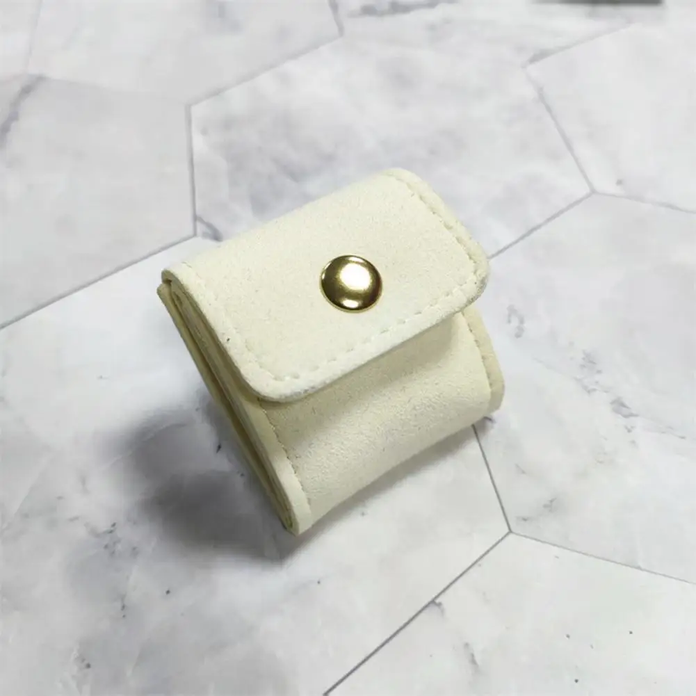 

Сумка для хранения ювелирных изделий, коробка для сережек, органайзер, портативный мини-органайзер для ювелирных изделий, чехол с пряжкой для путешествий, сплошной цвет для путешествий