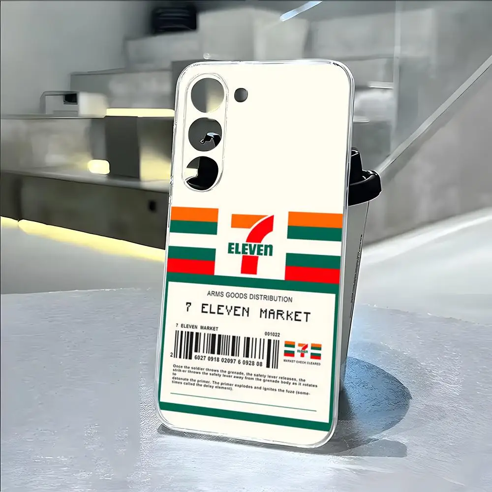 7-Eleven 711 Phone Case For Samsung A16 A26 A36 A56 A35 A55 A14 A34 A54 A13 A23 A53 Transparent Drop Cover