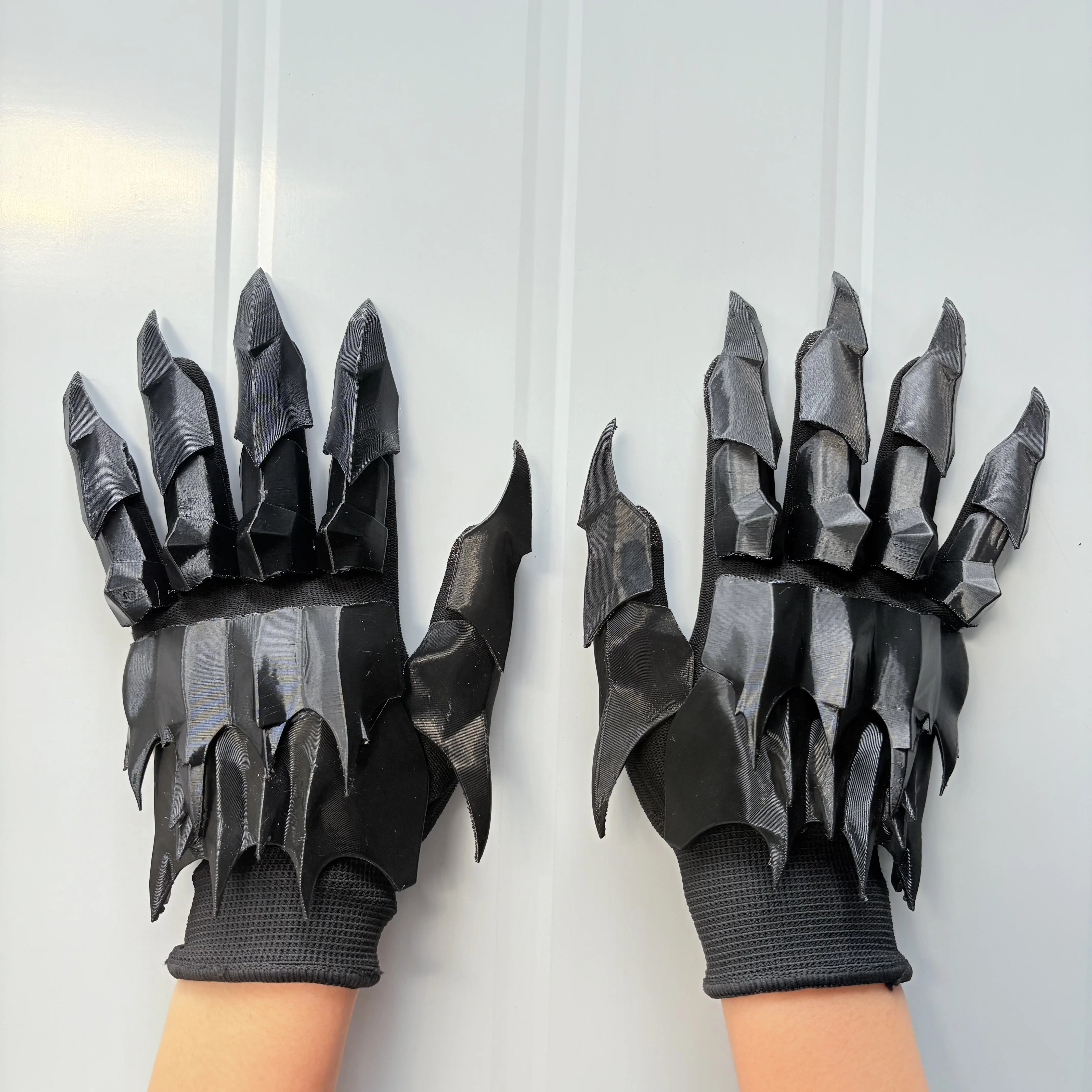 Medieval Claw Gauntlets,3D Printed PLA Cosplay Armor Gloves Gothic Warrior Hand Props For Halloween Role‑play