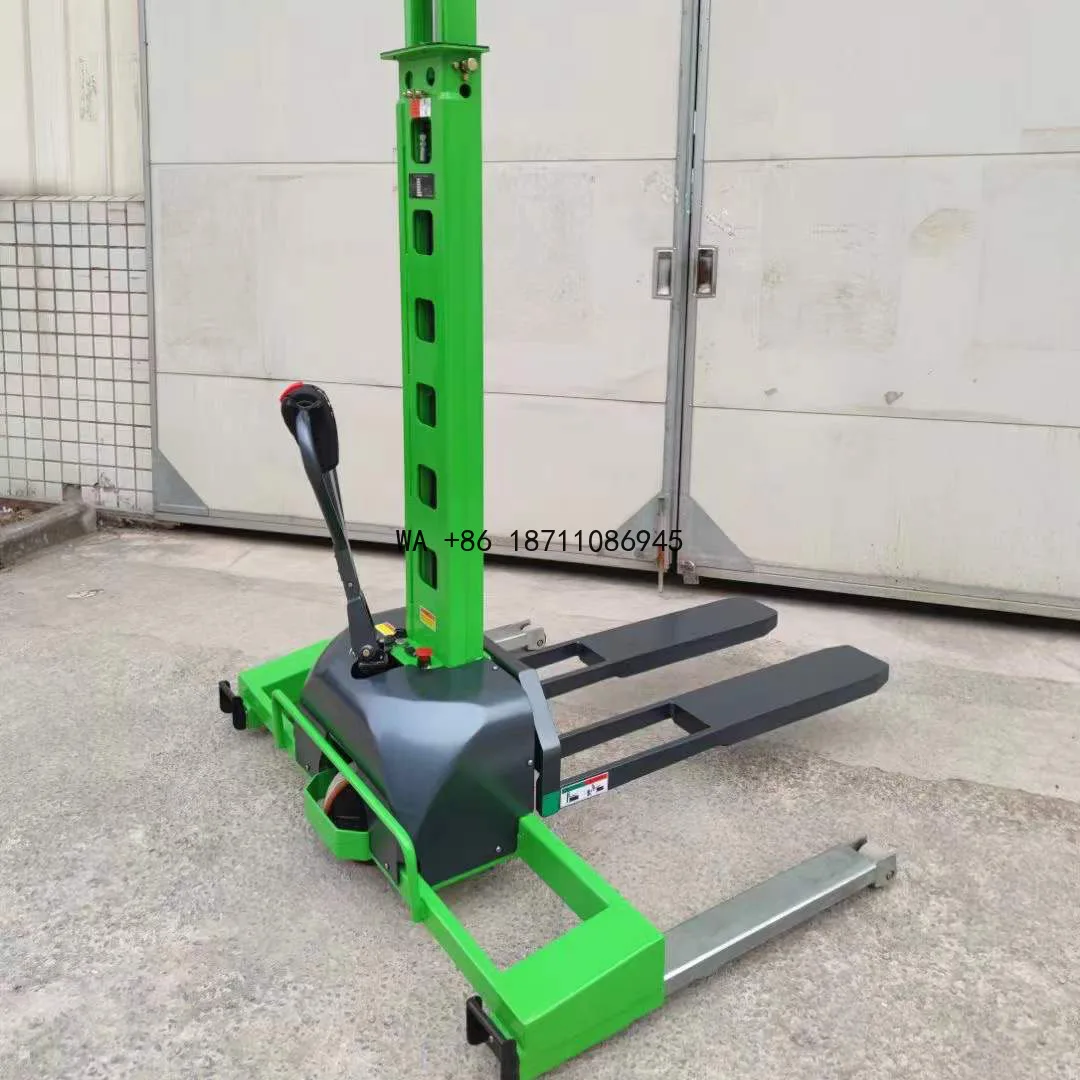 0.5 Ton 1 Ton 500kg 1000kg Lifting Stacker Semi Full Electric Self Forklift with Single Mast